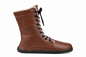 Bottes D'hiver Ahinsa Jaya Zip-up Barefoot Marron Femme | GQE-09845649