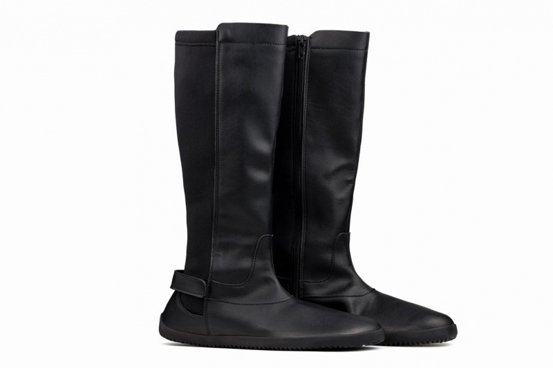 Bottes Hautes Ahinsa Barefoot Noir Femme | SEW-43669491