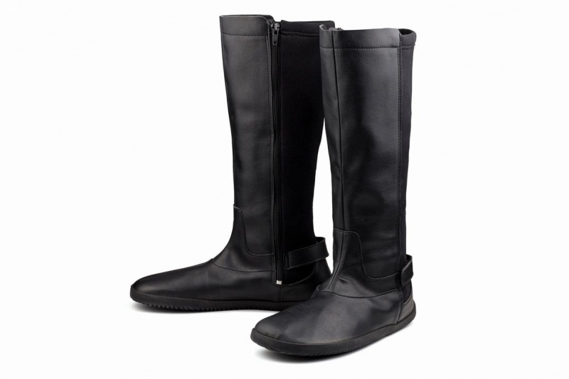 Bottes Hautes Ahinsa Barefoot Noir Femme | SEW-43669491