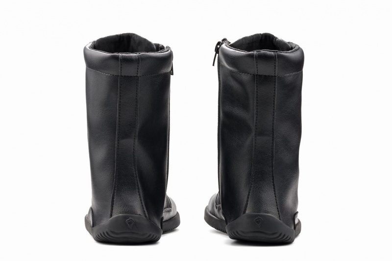 Bottes D'hiver Ahinsa Jaya Zip-up Barefoot Noir Femme | GPC-97187111