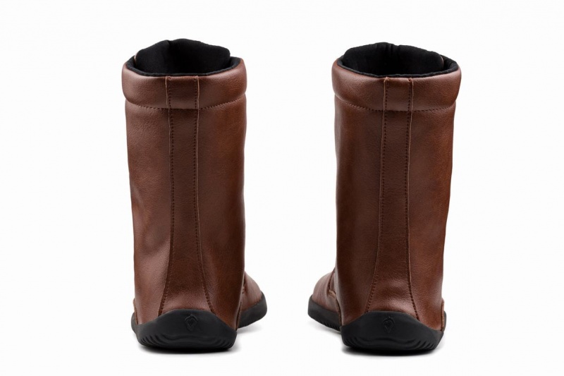 Bottes D'hiver Ahinsa Jaya Barefoot Marron Clair Femme | GUB-41526793