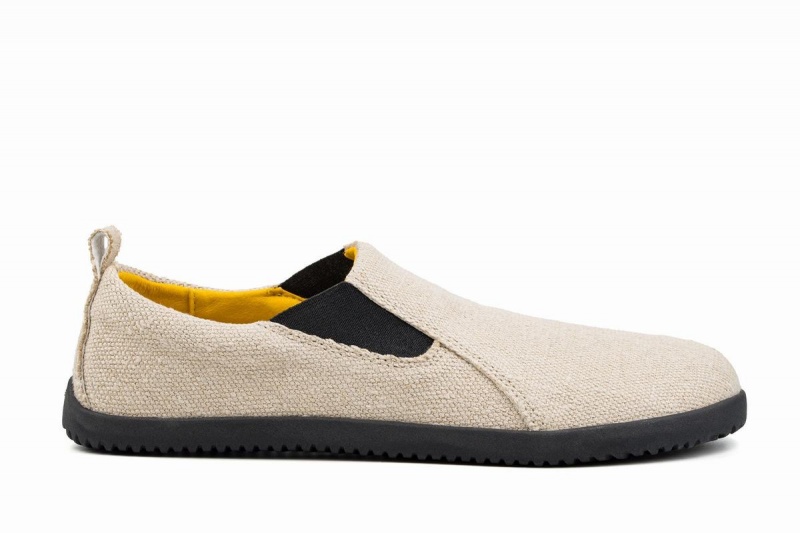 Baskets à Enfiler Ahinsa Hemp Barefoot Beige Femme | XZP-42391242