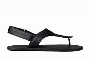 Sandales Ahinsa Simple Barefoot Noir Femme | DJZ-88706761