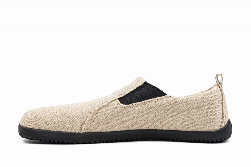 Baskets à Enfiler Ahinsa Hemp Barefoot Beige Femme | XZP-42391242