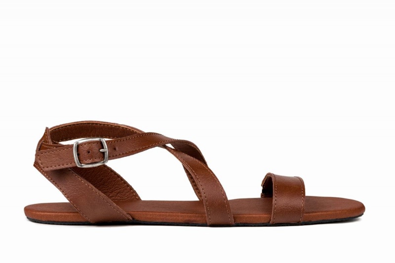 Sandales Ahinsa Hava Barefoot Marron Femme | QKJ-99416580