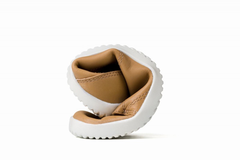 Basket Ahinsa Vida Barefoot Beige Femme | AYB-29136177