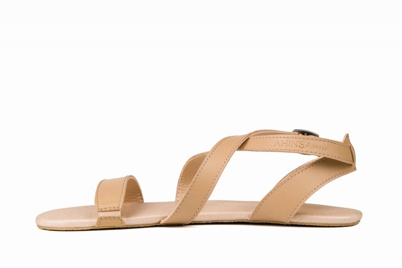 Sandales Ahinsa Hava Barefoot Beige Femme | PRJ-48619519