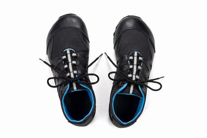 Chaussures Running Ahinsa Chitra Trek&trail Barefoot Bleu Noir Femme | KIW-51914860