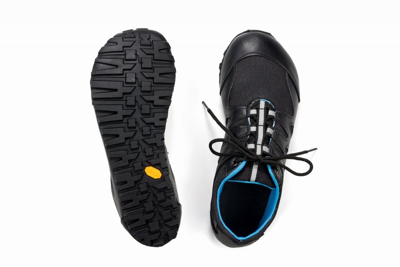 Chaussures Running Ahinsa Chitra Trek&trail Barefoot Bleu Noir Femme | KIW-51914860