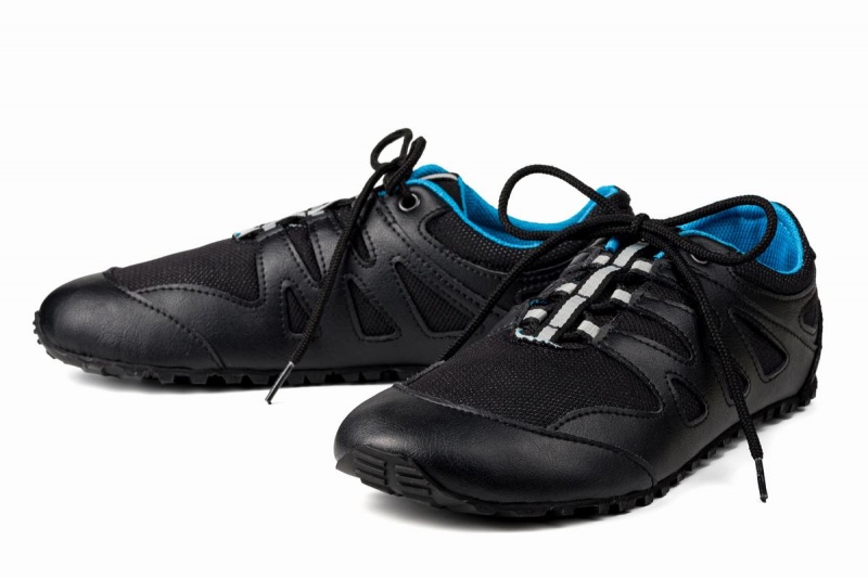 Chaussures Running Ahinsa Chitra Trek&trail Barefoot Bleu Noir Femme | KIW-51914860