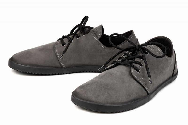 Chaussures Casual Ahinsa Bindu 2 Nubuck Barefoot Grise Femme | EXF-63761945