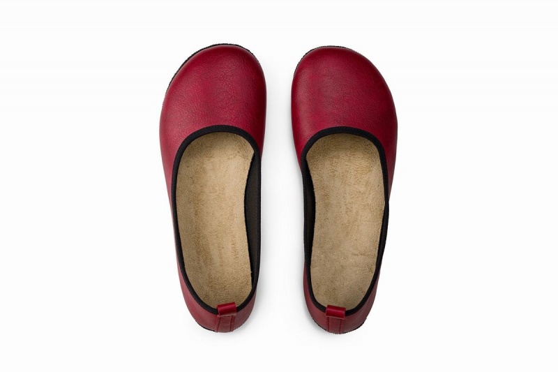 Ballerine Ahinsa Ananda Narrow Barefoot Bordeaux Femme | KZT-04618928