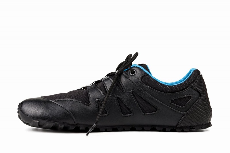 Chaussures Running Ahinsa Chitra Trek&trail Barefoot Bleu Noir Femme | KIW-51914860