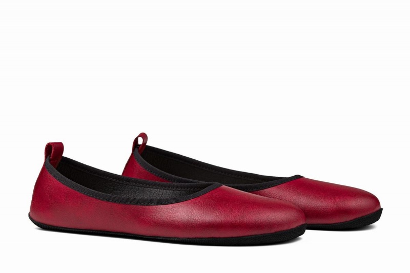 Ballerine Ahinsa Ananda Narrow Barefoot Bordeaux Femme | KZT-04618928