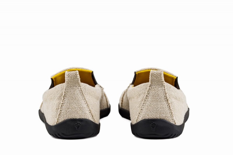 Baskets à Enfiler Ahinsa Hemp Barefoot Beige Homme | ULM-83397850