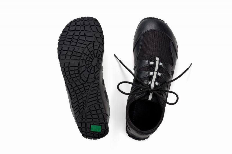 Chaussures Running Ahinsa Chitra Run Barefoot Noir Homme | BSX-25846261