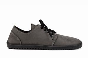 Chaussures Casual Ahinsa Bindu 2 Nubuck Barefoot Grise Homme | XSD-83169578