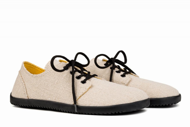 Chaussures Casual Ahinsa Bindu 2 Hemp Barefoot Beige Homme | IPD-97483357