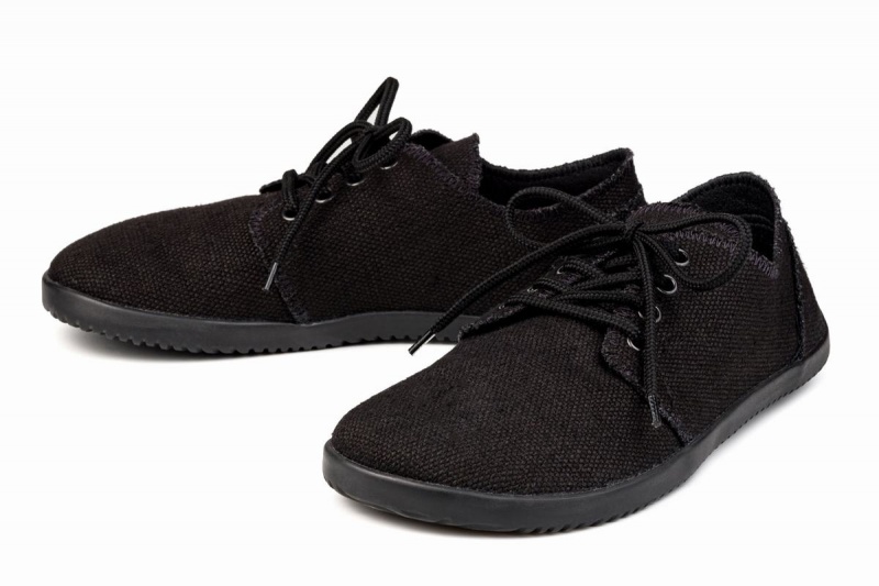 Chaussures Casual Ahinsa Bindu 2 Hemp Barefoot Noir Homme | HUN-81946666