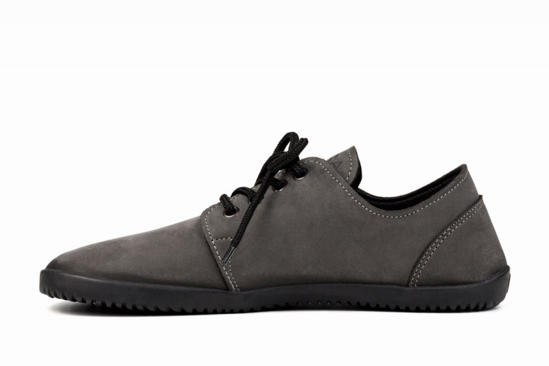 Chaussures Casual Ahinsa Bindu 2 Nubuck Barefoot Grise Homme | XSD-83169578