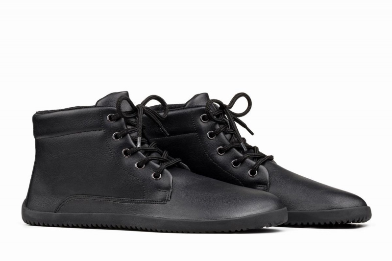 Bottines Ahinsa Xwide Sundara Barefoot Noir Homme | EZV-02306760