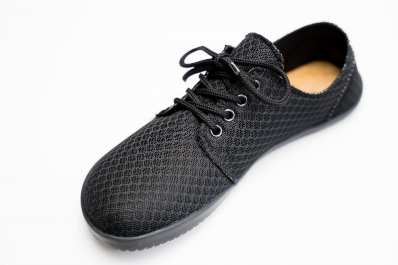 Basket Ahinsa Zone Barefoot Noir Homme | UAB-85734673