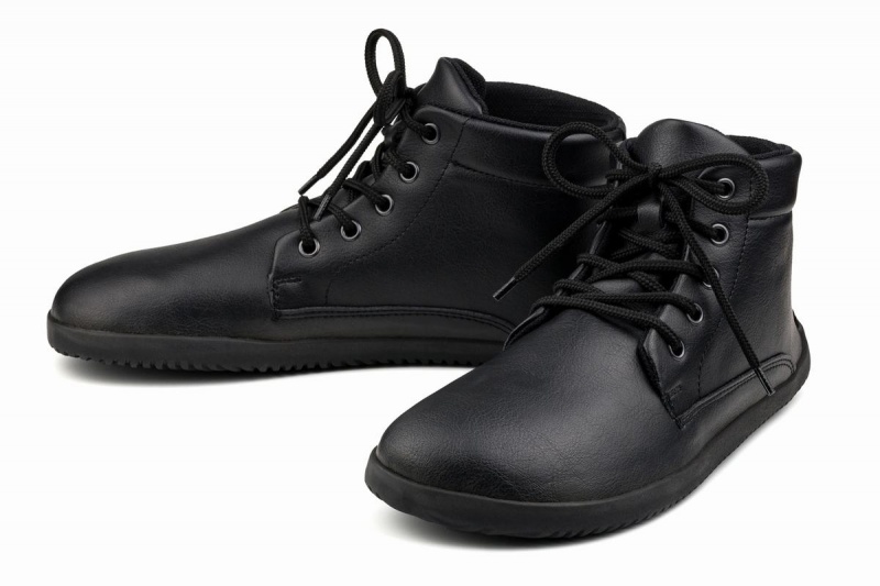 Bottines Ahinsa Sundara Barefoot Noir Homme | PKI-16458323