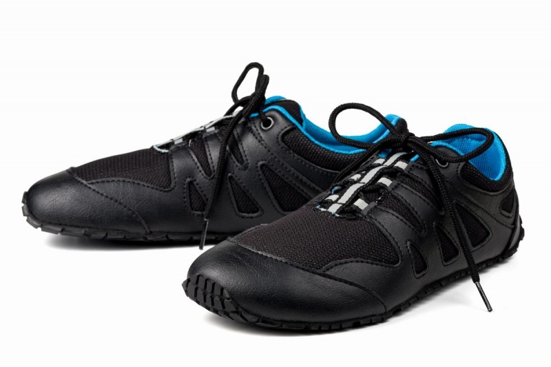 Chaussures Running Ahinsa Chitra Run Barefoot Noir Bleu Homme | HMZ-12143676